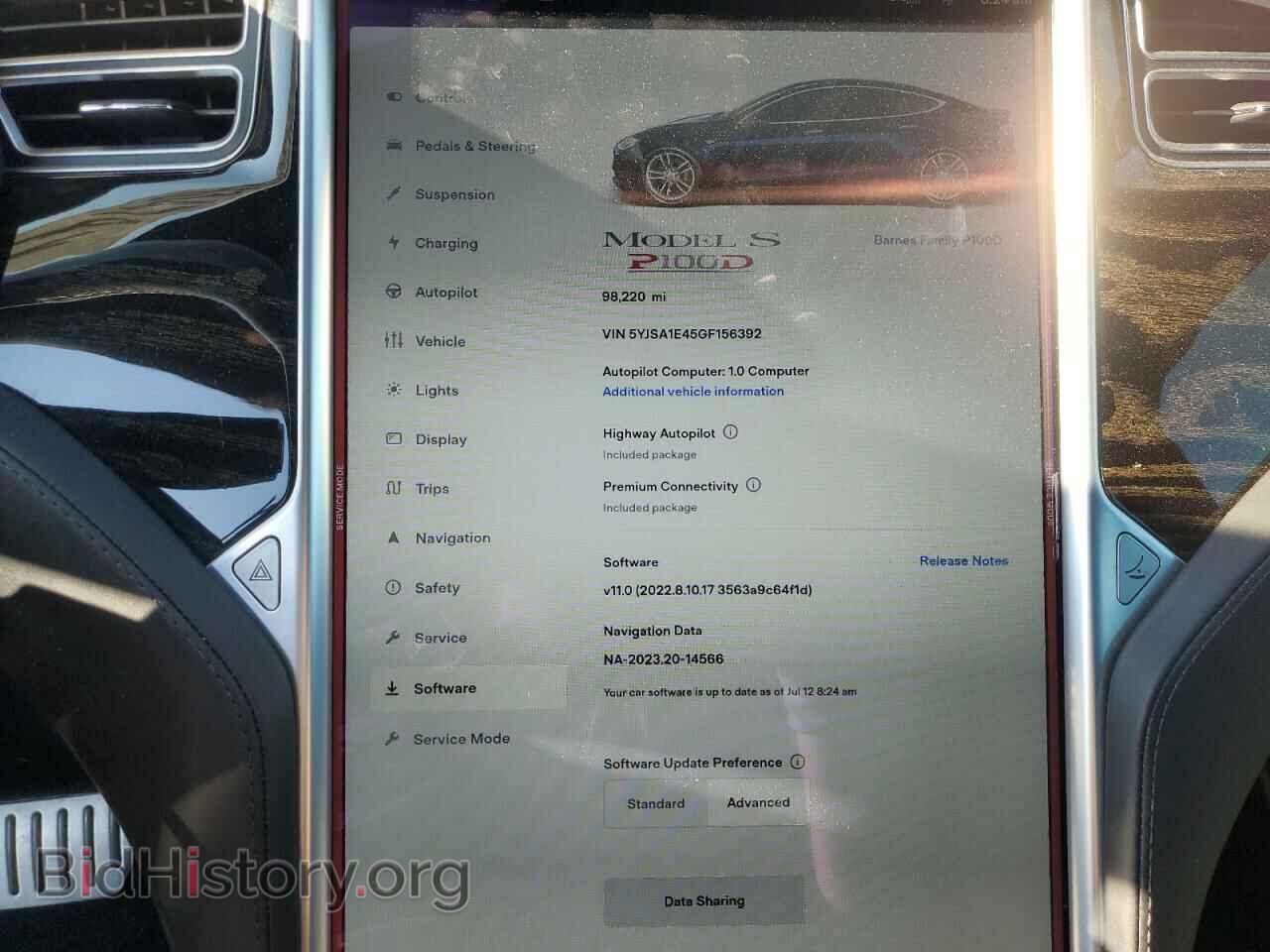 2016 TESLA MODEL S - VIN: 5YJSA1E45GF156392 - Photo 9