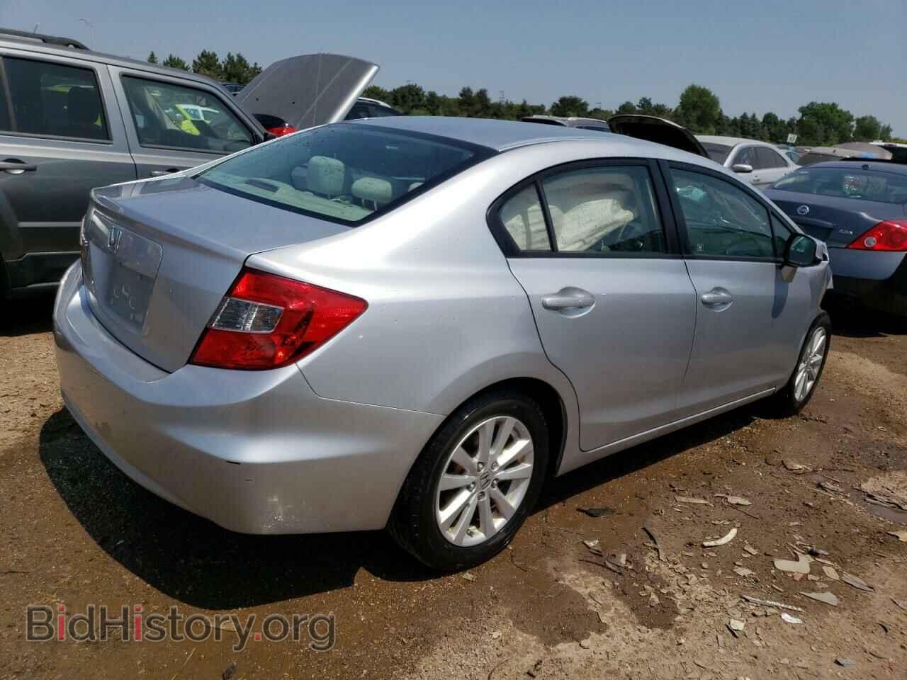 2012 HONDA CIVIC - VIN: 19XFB2F87CE027625 - Фото 3