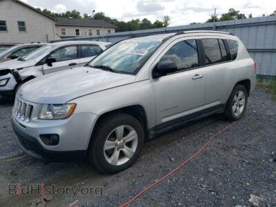 2012 Jeep COMPASS Latitude, серебристый — VIN 1C4NJDEB5CD575101, Copart