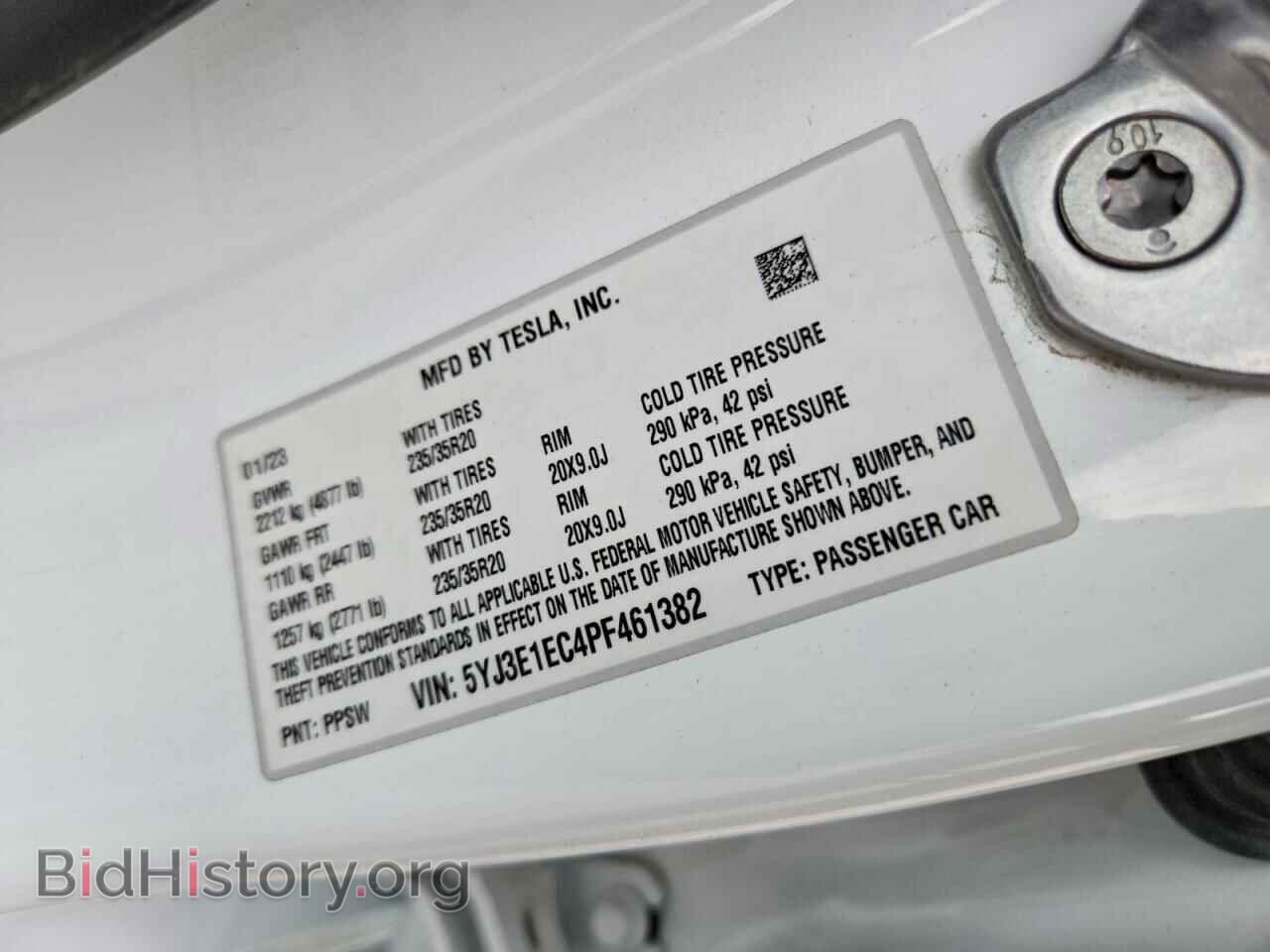 2023 TESLA MODEL 3 - VIN: 5YJ3E1EC4PF461382 - Photo 12