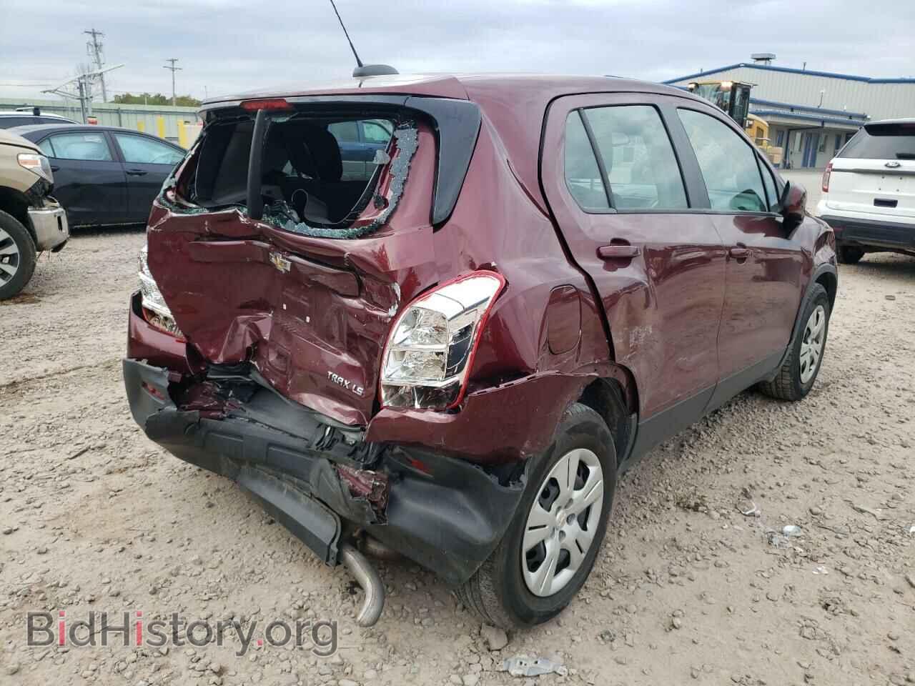 2016 CHEVROLET TRAX - VIN: 3GNCJKSBXGL138363 - Фото 4