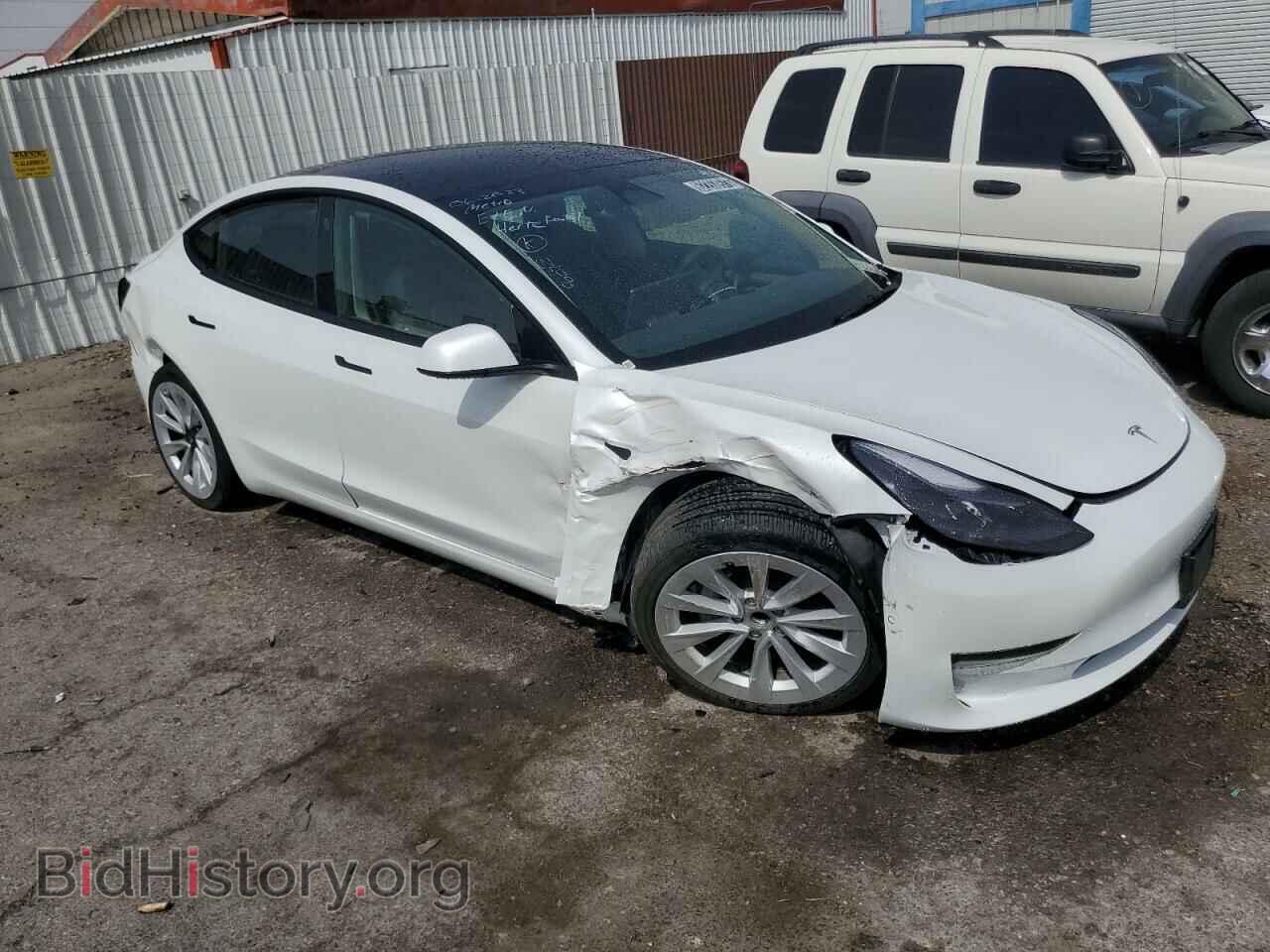 2022 TESLA MODEL 3 - VIN: 5YJ3E1EA2NF369229 - Фото 4
