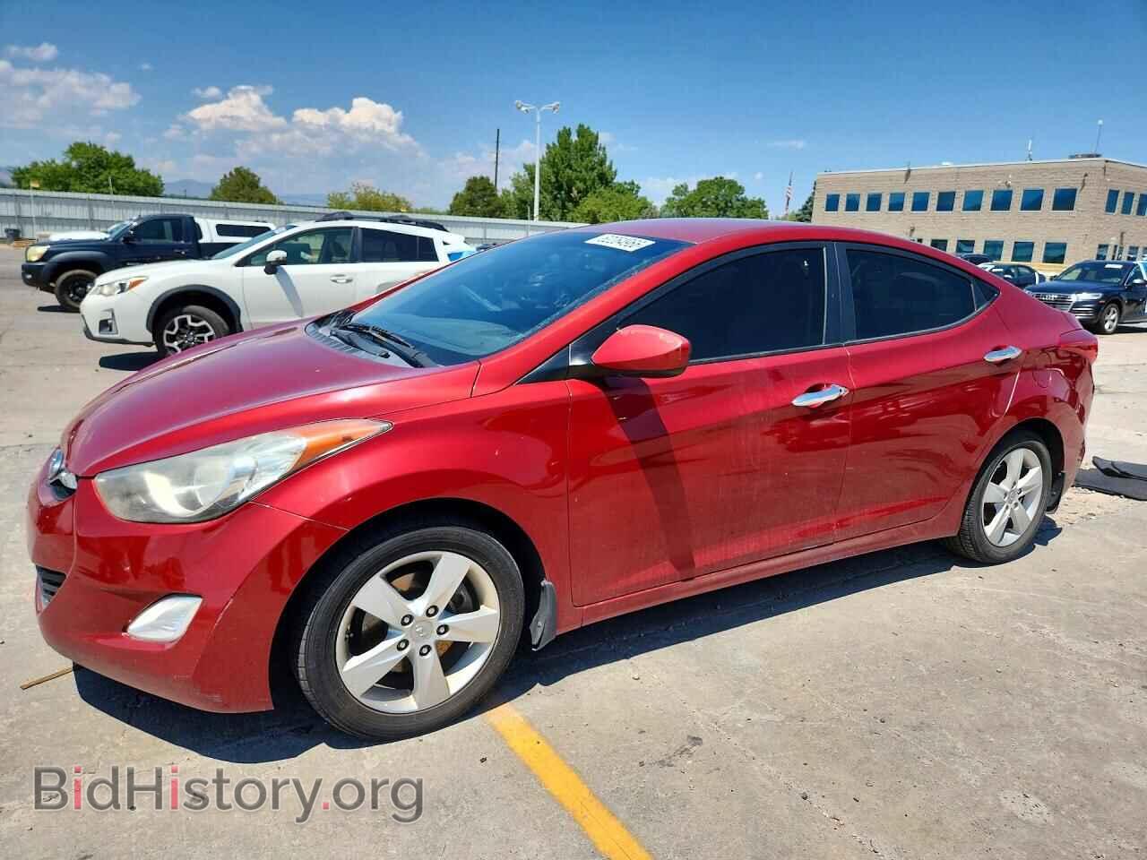 Photo KMHDH4AE2CU372704 - HYUNDAI ELANTRA 2012