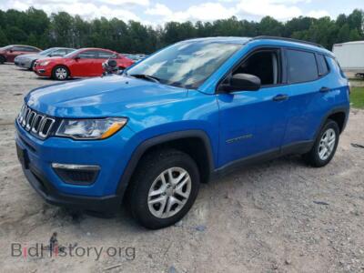 2017 Jeep COMPASS SPORT, синий — VIN 3C4NJDAB2HT656466, Copart