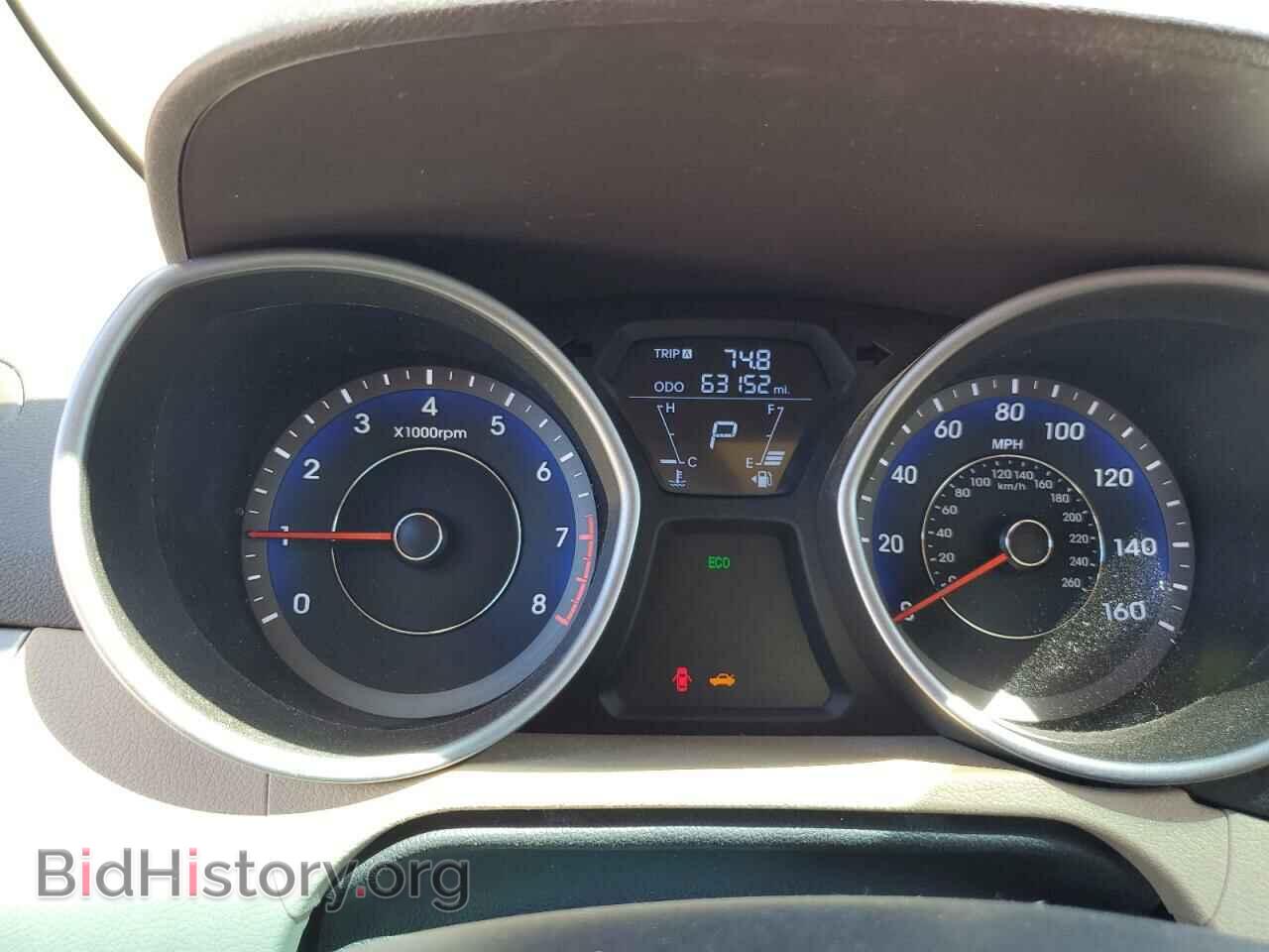 2012 HYUNDAI ELANTRA - VIN: KMHDH4AE6CU294668 - Фото 9