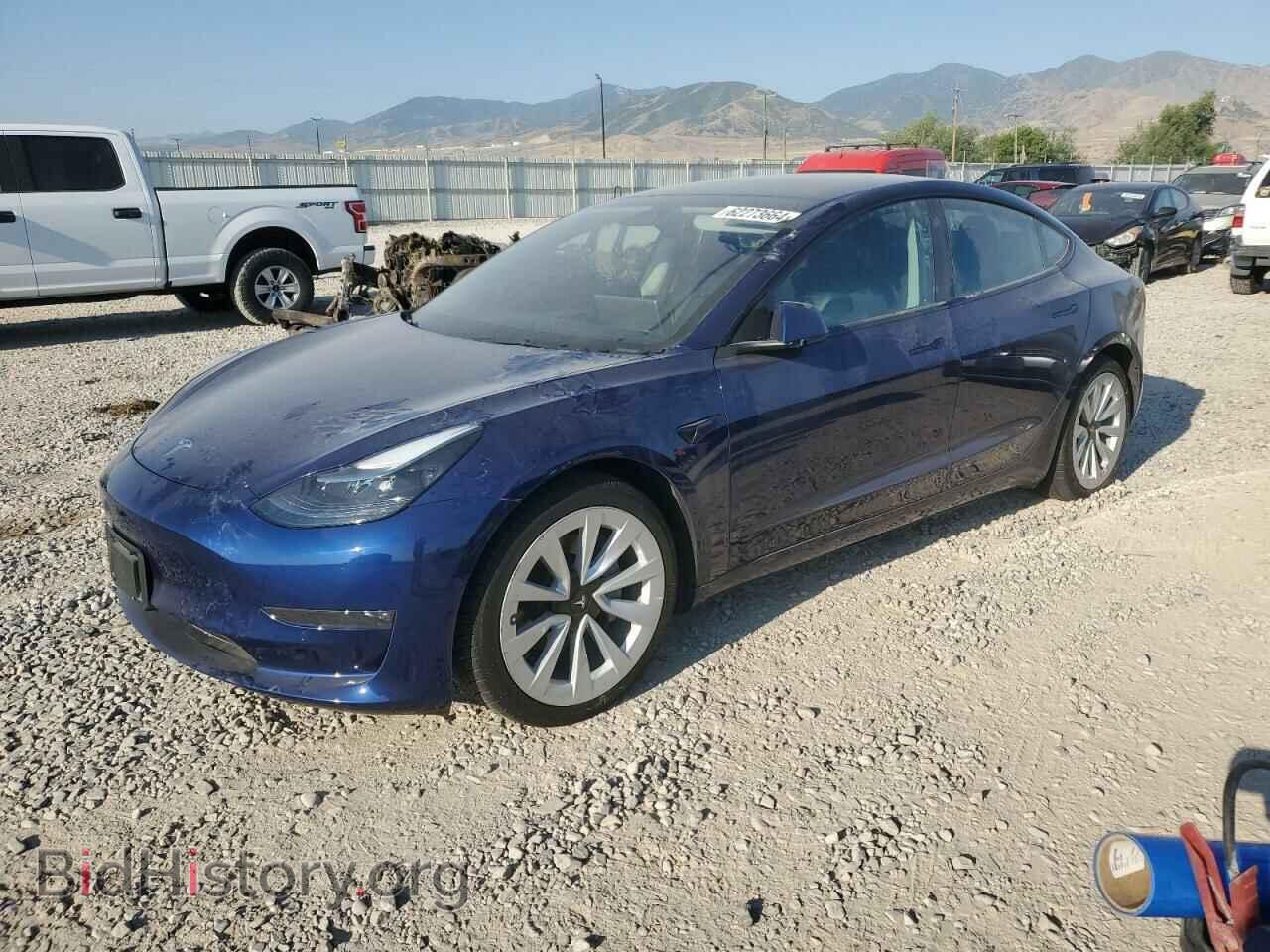 Photo 5YJ3E1EB5NF144845 - TESLA MODEL 3 2022