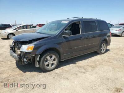 2013 Dodge CARAVAN SXT, черный — VIN 2C4RDGCG9DR590739, Copart
