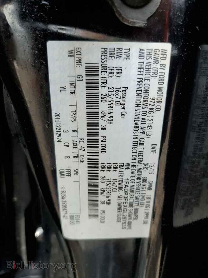 2016 FORD FOCUS - VIN: 1FADP3FEXGL257635 - Photo 12