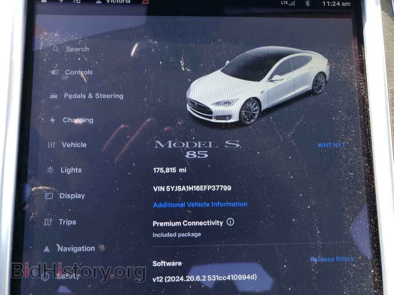 2014 TESLA MODEL S - VIN: 5YJSA1H16EFP37799 - Фото 9