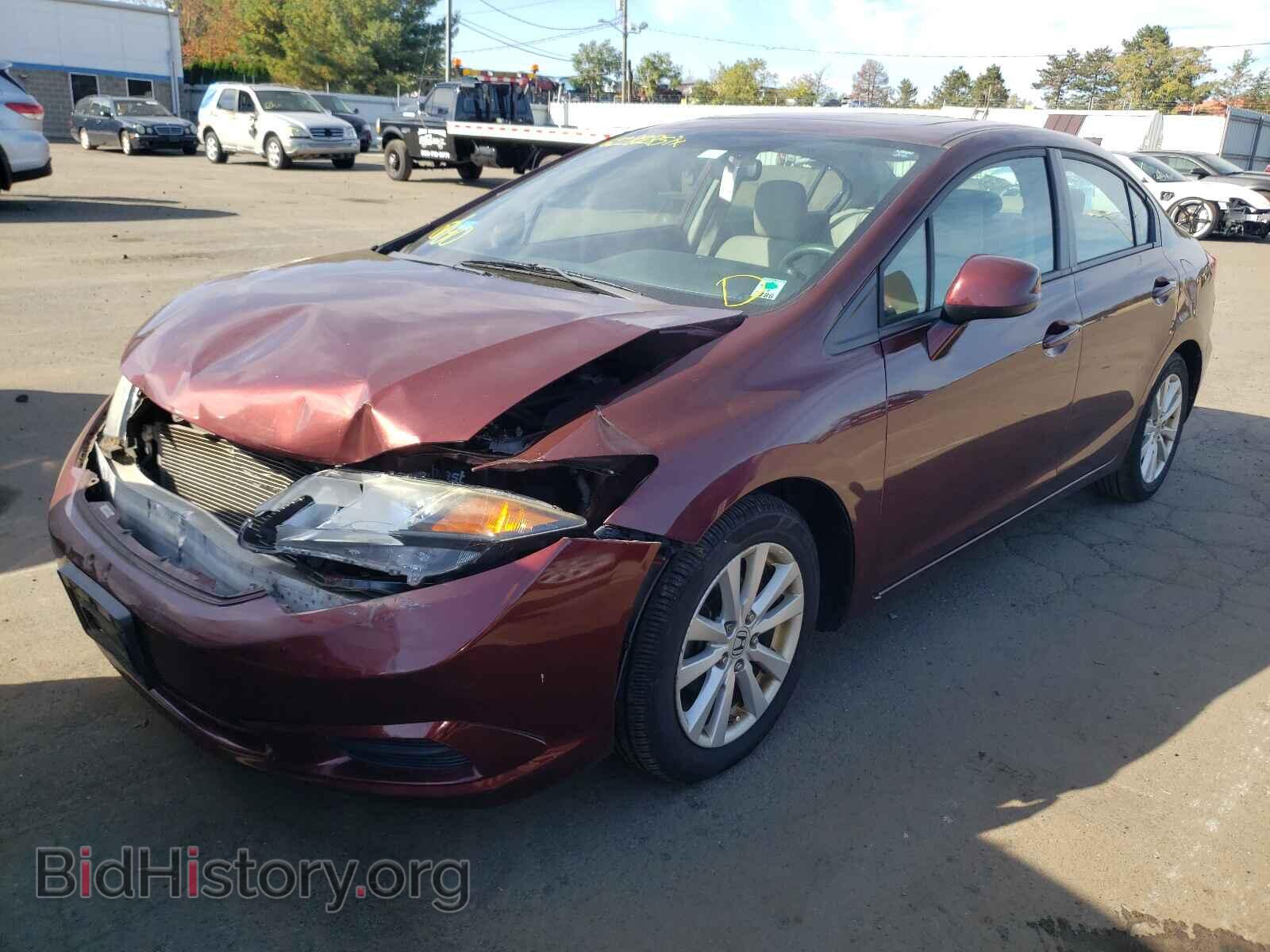 2012 HONDA CIVIC - VIN: 19XFB2F80CE357073 - Фото 2