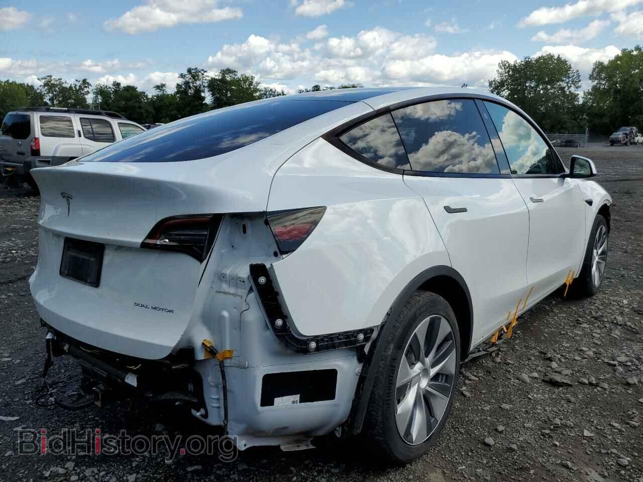 2021 TESLA MODEL Y - VIN: 5YJYGDEE1MF179313 - Фото 3