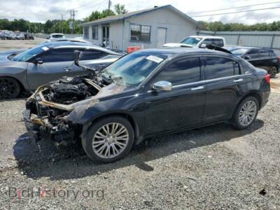 2013 Chrysler 200 Limited, черный — VIN 1C3CCBCG8DN507461, Copart