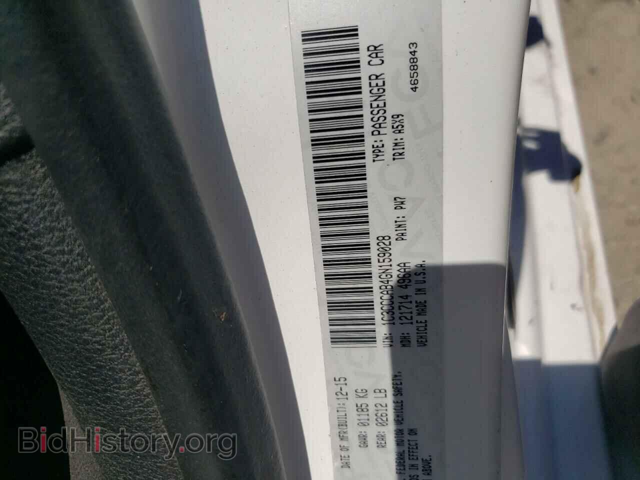 2016 CHRYSLER 200 - VIN: 1C3CCCAB4GN159028 - Фото 13