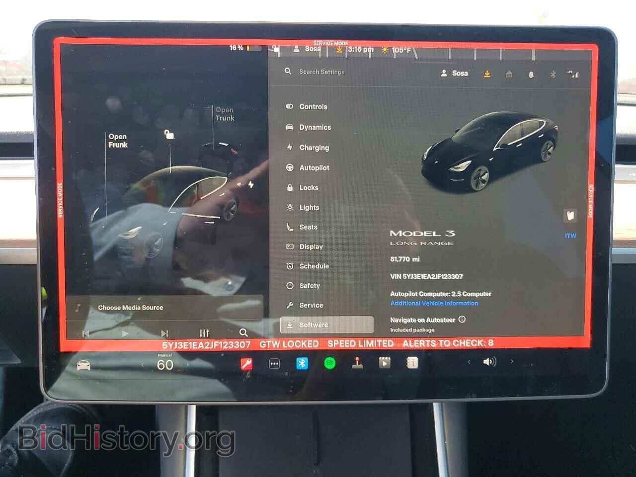 2018 TESLA MODEL 3 - VIN: 5YJ3E1EA2JF123307 - Photo 9