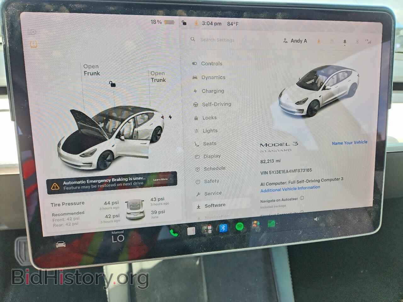 2021 TESLA MODEL 3 - VIN: 5YJ3E1EA4MF873165 - Photo 9