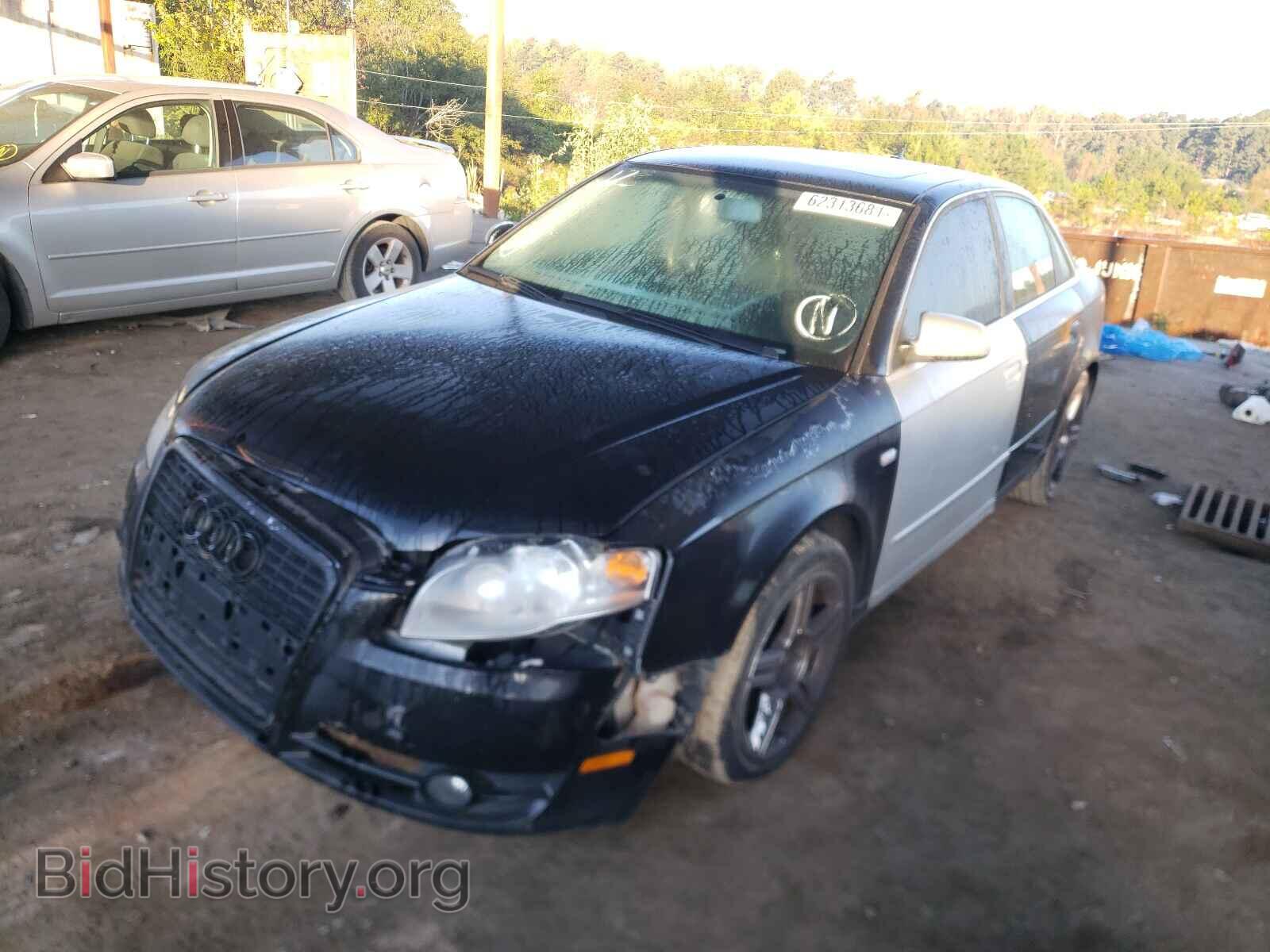 2007 AUDI A4 - VIN: WAUDF78E27A192273 - Фото 2