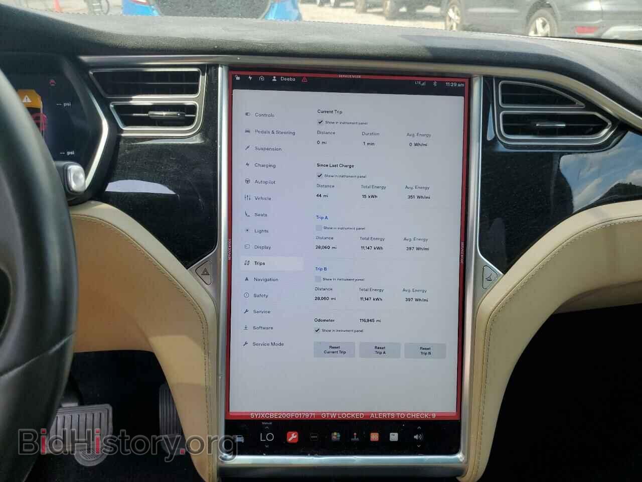 2016 TESLA MODEL X - VIN: 5YJXCBE20GF017971 - Фото 9