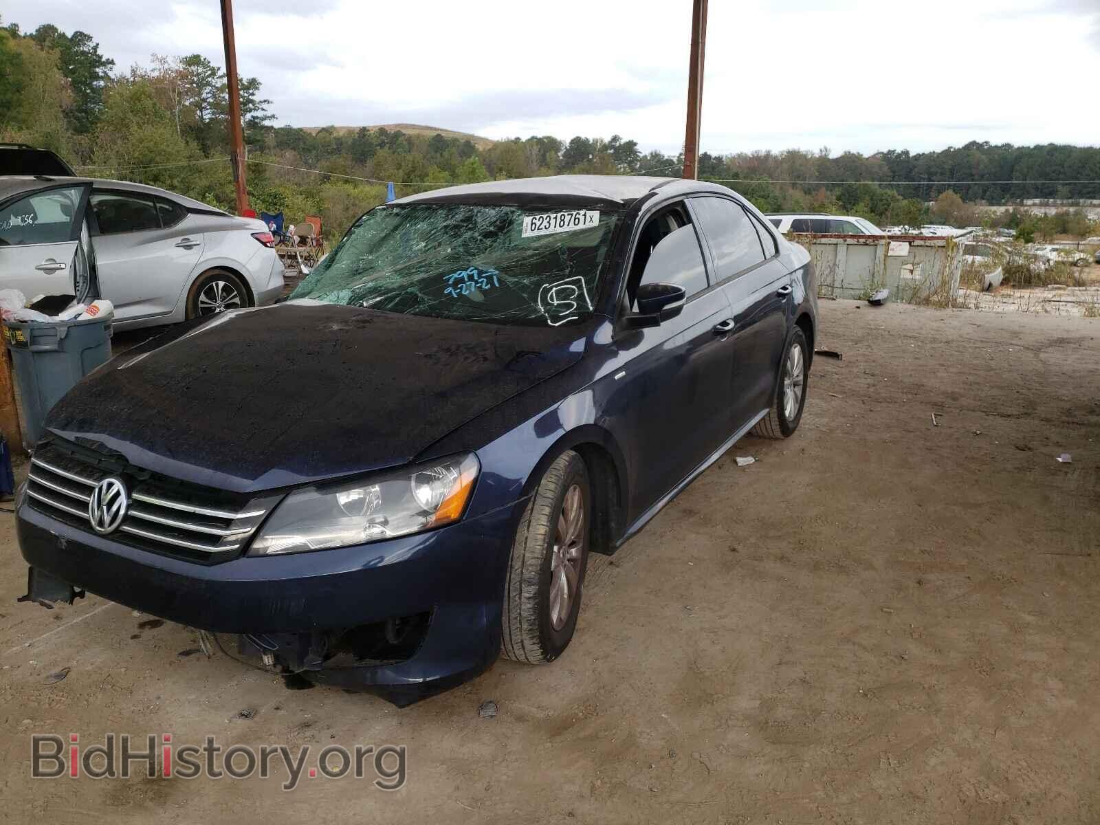 2014 VOLKSWAGEN PASSAT - VIN: 1VWAT7A32EC097993 - Фото 2