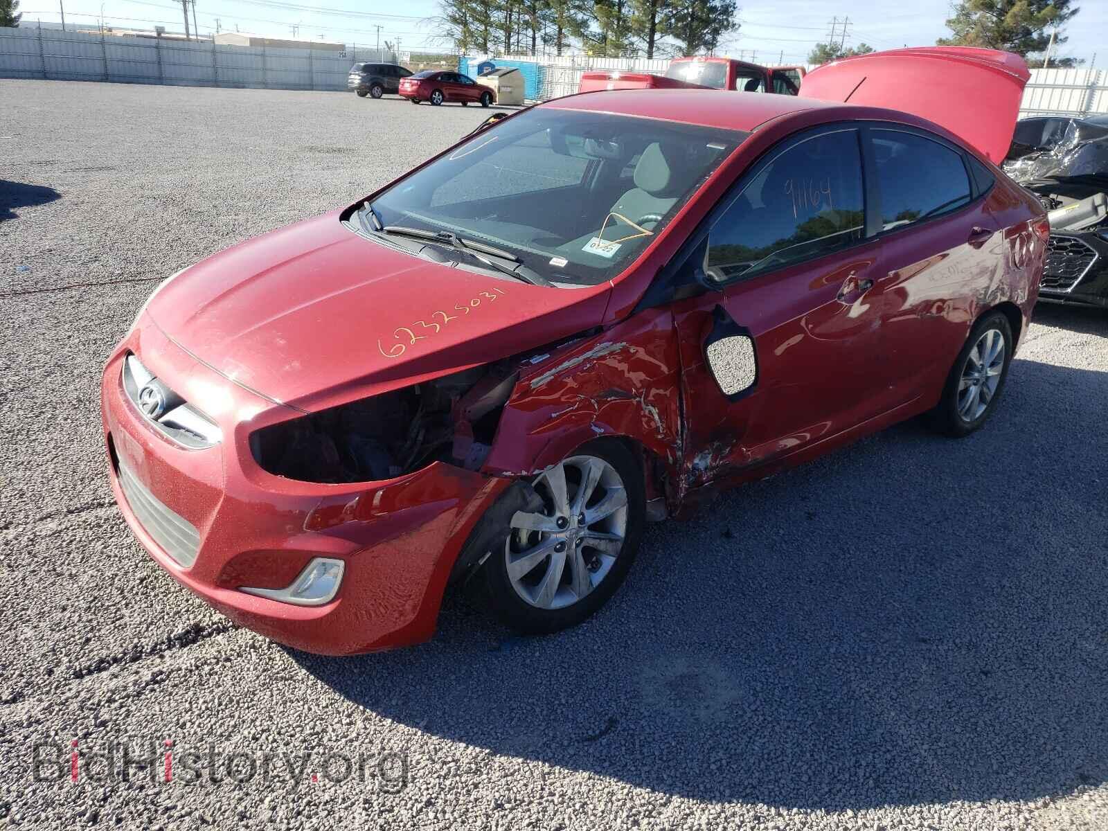 2013 HYUNDAI ACCENT - VIN: KMHCU4AE3DU379153 - Фото 2
