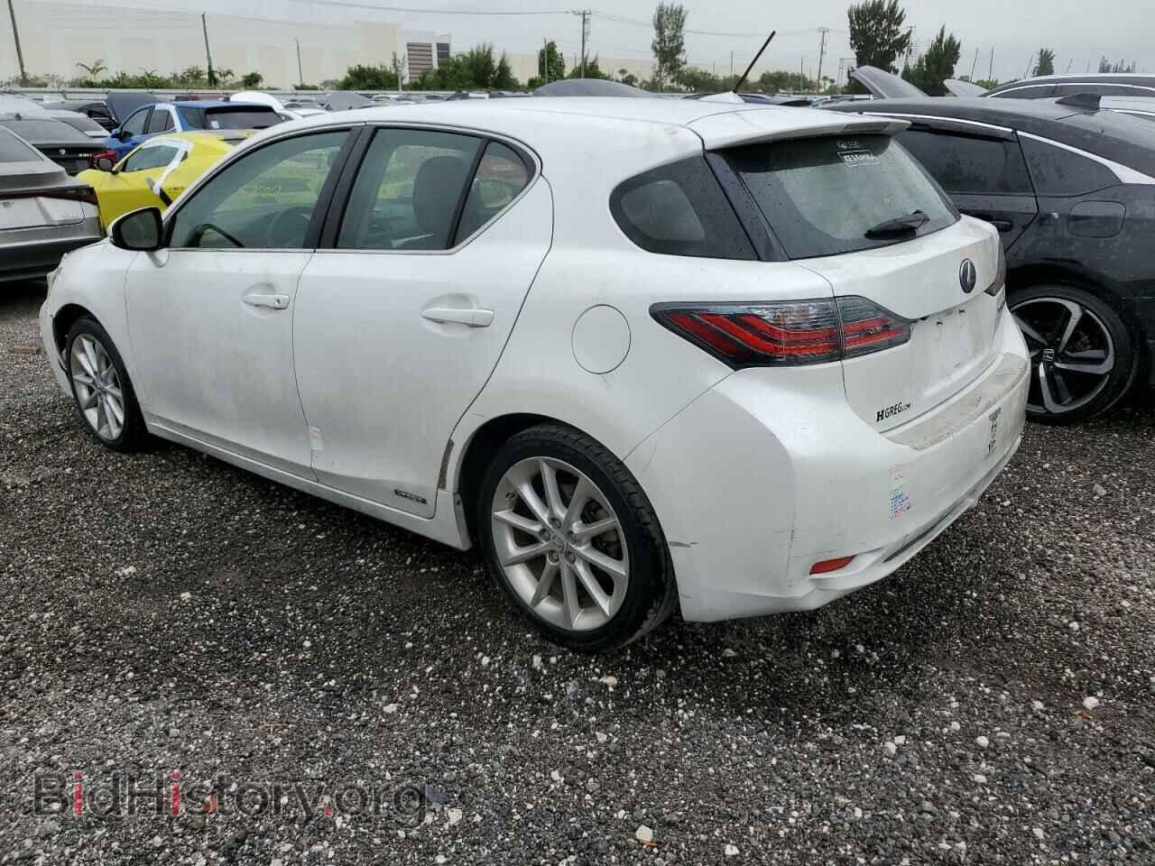 2012 LEXUS CT 200 - VIN: JTHKD5BHXC2108629 - Фото 2
