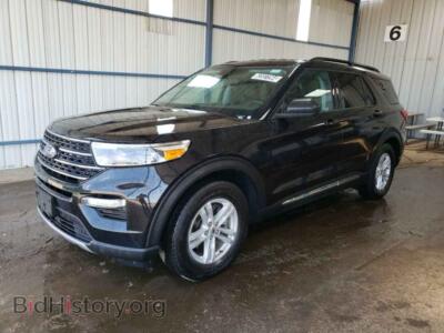2023 Ford EXPLORER XLT, черный — VIN 1FMSK7DH3PGB70538, Copart
