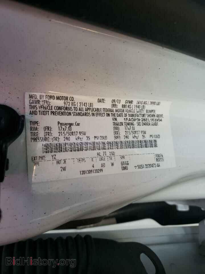2014 FORD FOCUS - VIN: 1FADP3F28EL163904 - Photo 10
