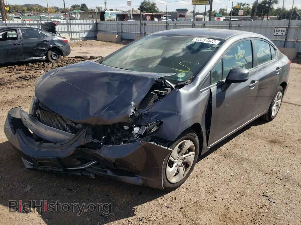 2013 HONDA CIVIC - VIN: 19XFB2F57DE018396 - Фото 2