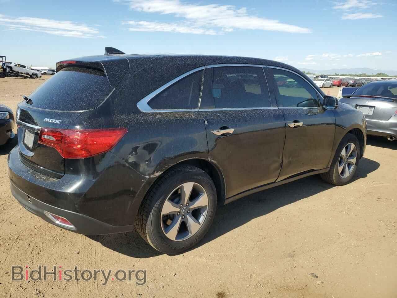 2014 ACURA MDX - VIN: 5FRYD3H26EB001837 - Фото 3