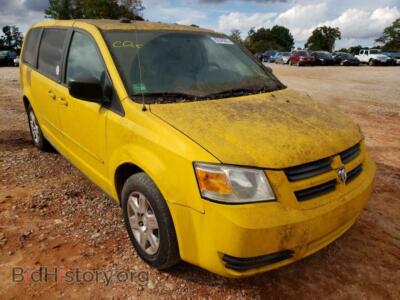 2010 Dodge CARAVAN Grand Cara, желтый — VIN 2D4RN4DE4AR362378, Copart