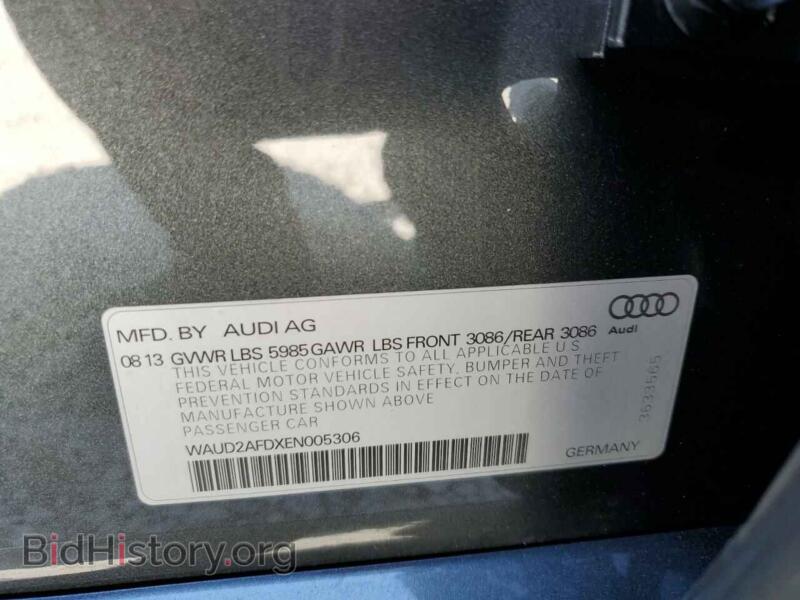 2014 Audi S8 (VIN WAUD2AFDXEN005306) — фото 10 из 10