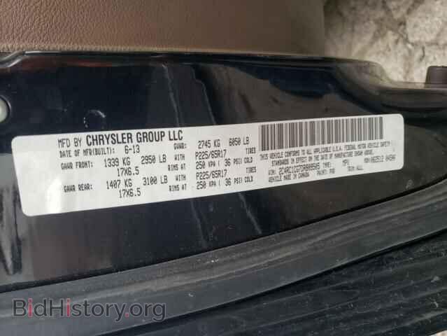 2013 CHRYSLER MINIVAN - VIN: 2C4RC1CG7DR809505 - Фото 10