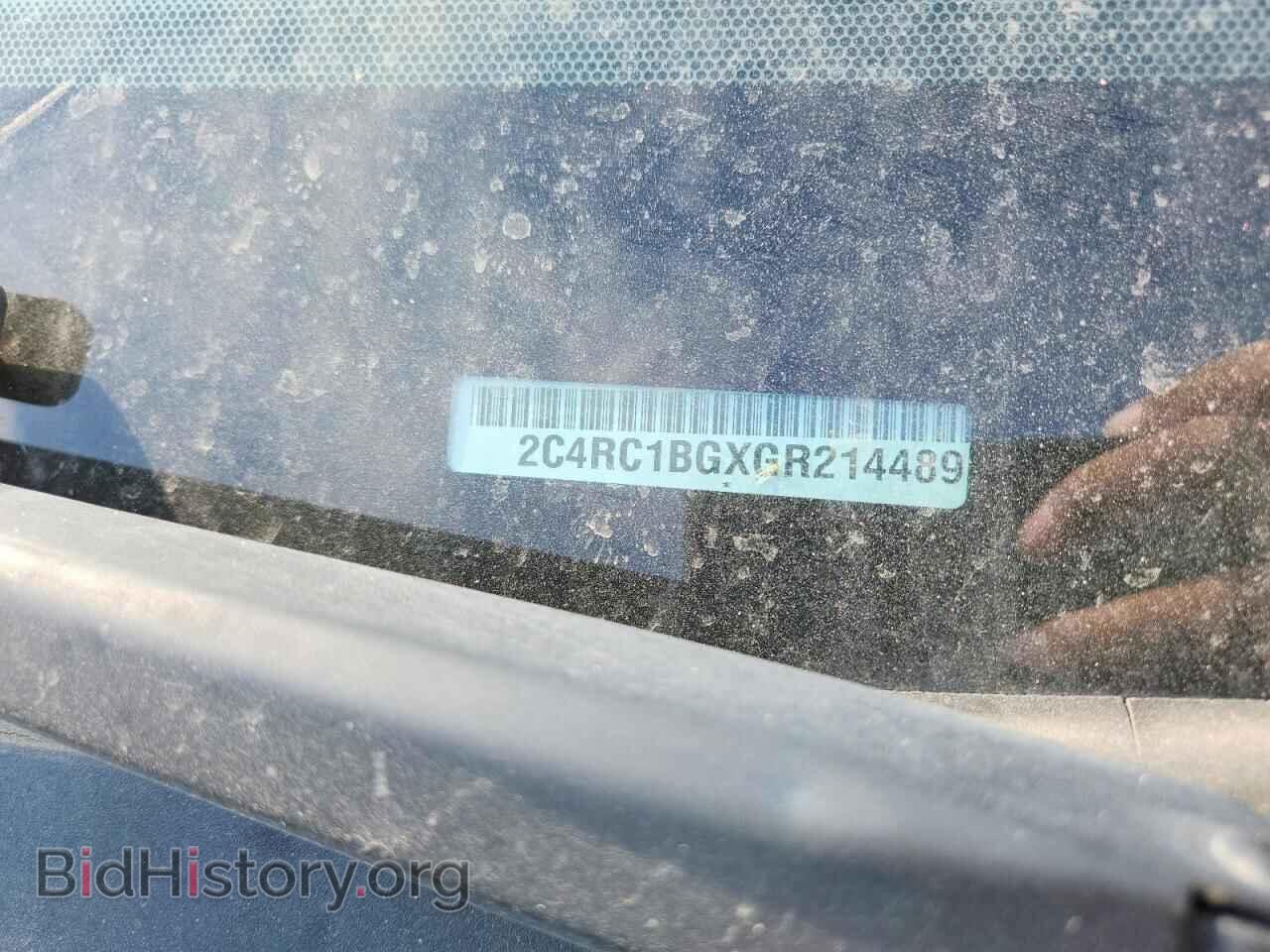 2016 CHRYSLER MINIVAN - VIN: 2C4RC1BGXGR214489 - Photo 12