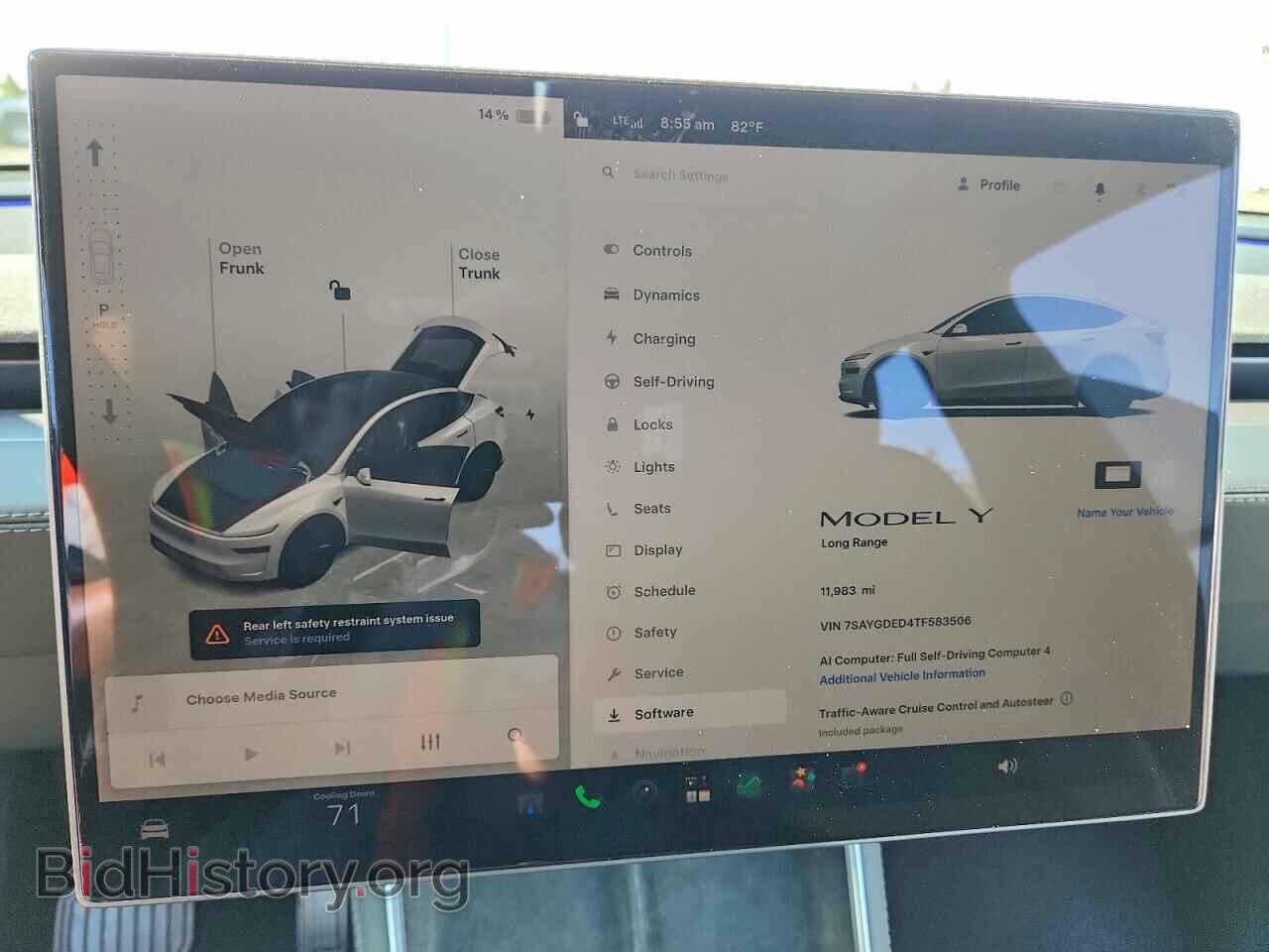 2026 TESLA MODEL Y - VIN: 7SAYGDED4TF583506 - Фото 9