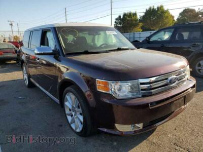 2011 Ford FLEX Flex Limit, бордовый — VIN 2FMGK5DC6BBD14114, Copart