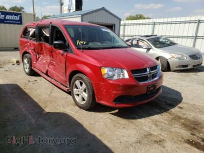 2013 Dodge CARAVAN Grand Cara, red — VIN 2C4RDGBG9DR602017, Copart