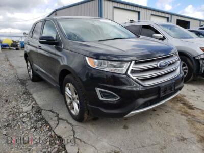 2015 Ford EDGE Edge SEL, black — VIN 2FMTK4J83FBB07548, Copart