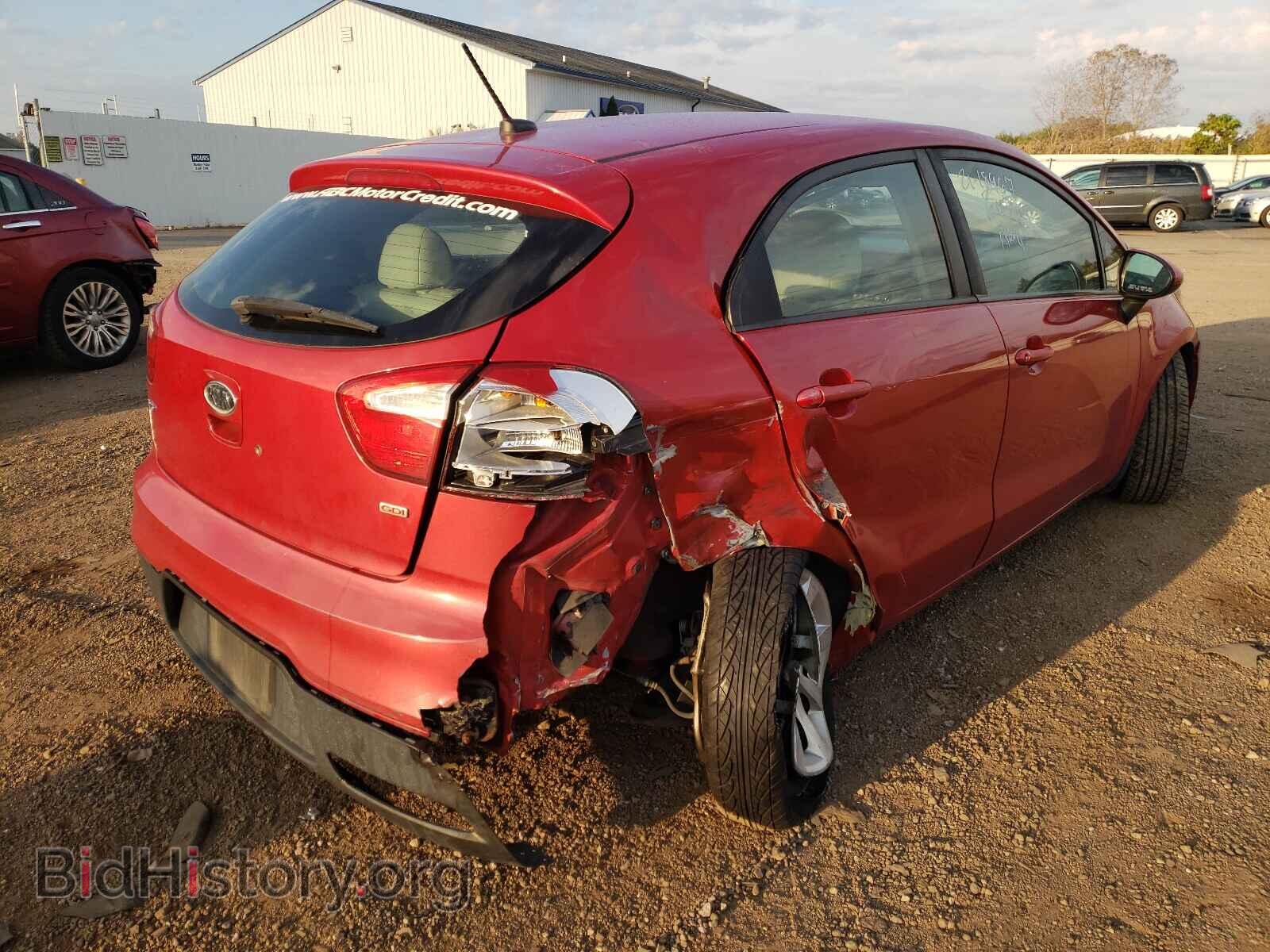 2012 KIA RIO - VIN: KNADM5A36C6094489 - Фото 4
