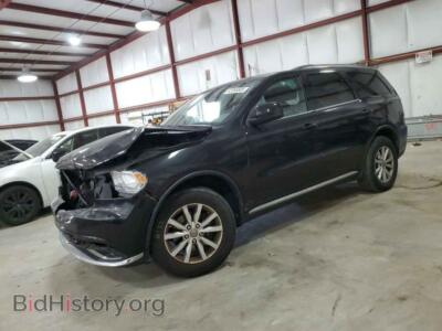 2015 Dodge DURANGO SXT, черный — VIN 1C4RDJAG8FC128149, Copart