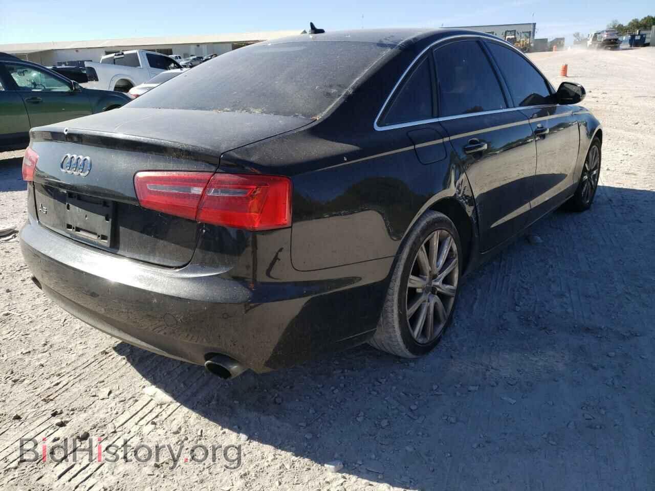 2013 AUDI A6 - VIN: WAUGFAFC3DN043600 - Фото 4