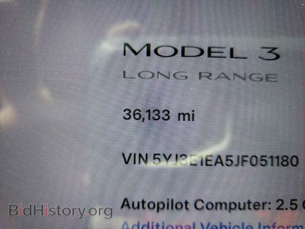 2018 TESLA MODEL 3 - VIN: 5YJ3E1EA5JF051180 - Фото 9
