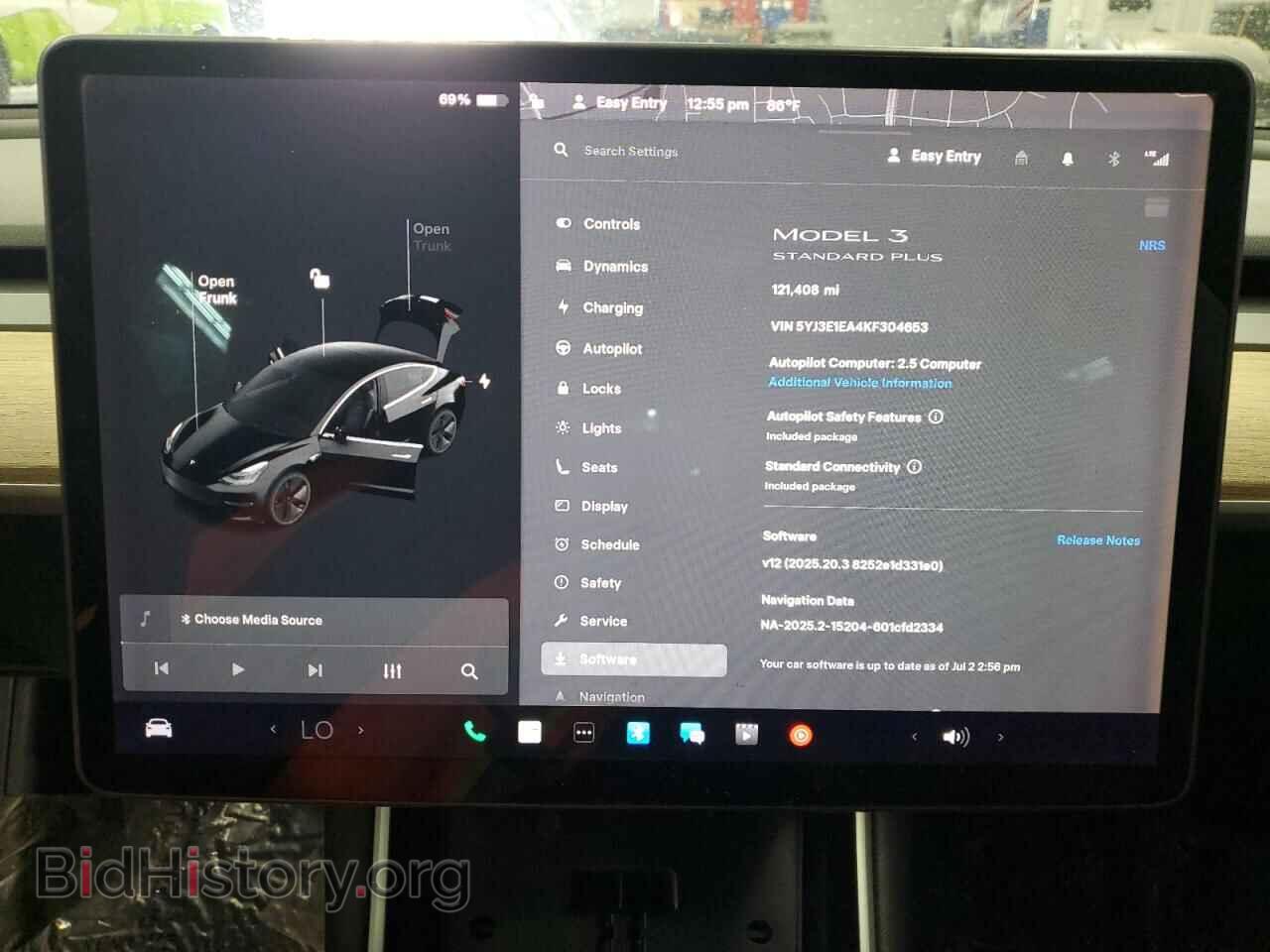 2019 TESLA MODEL 3 - VIN: 5YJ3E1EA4KF304653 - Фото 9