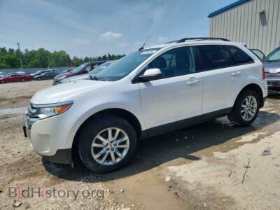 2013 Ford EDGE SEL, белый — VIN 2FMDK3JC2DBA97238, Copart