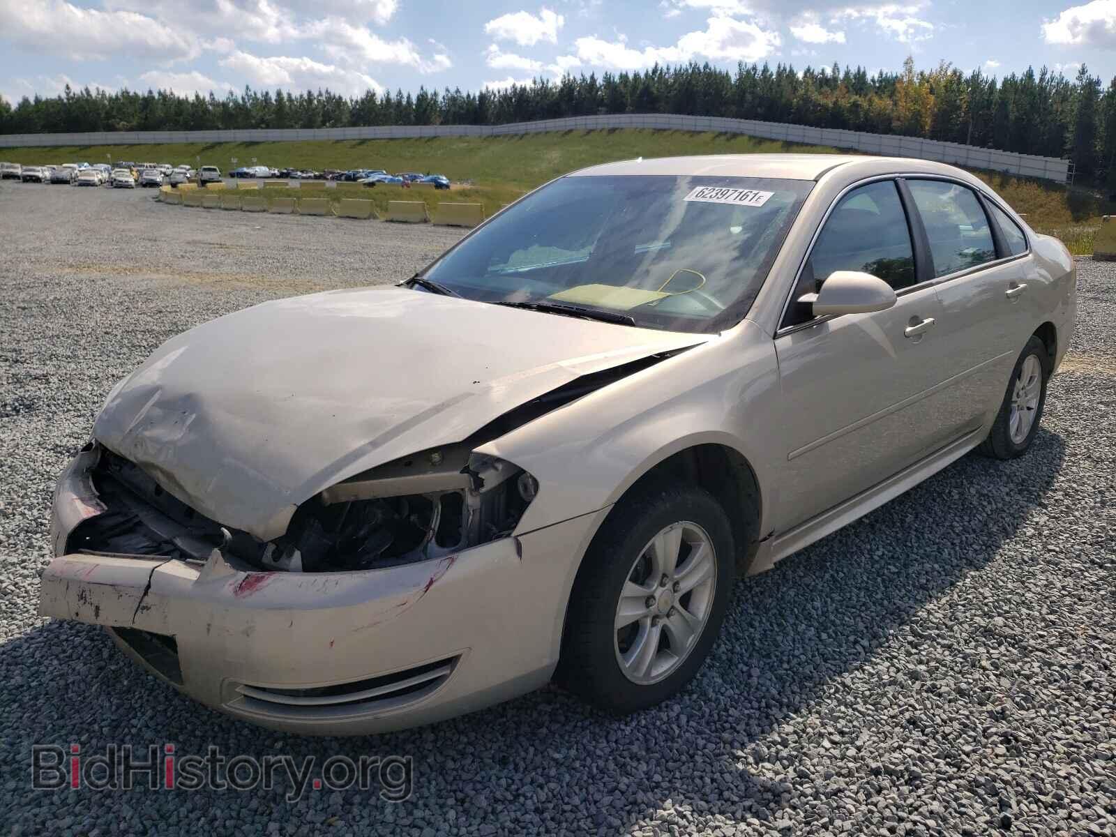 2012 CHEVROLET IMPALA - VIN: 2G1WF5E32C1325761 - Фото 2