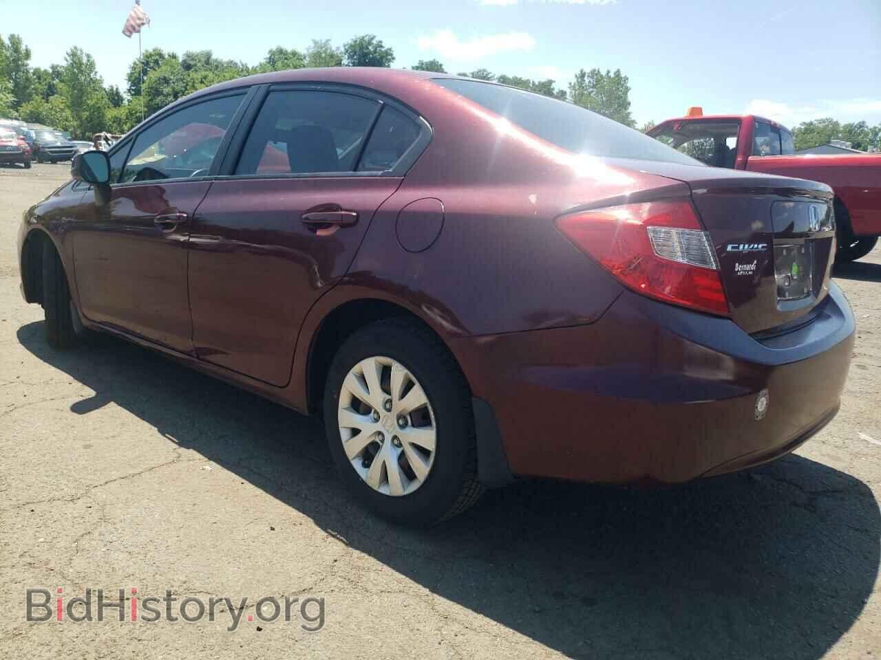 2012 HONDA CIVIC - VIN: 2HGFB2F55CH609296 - Photo 2