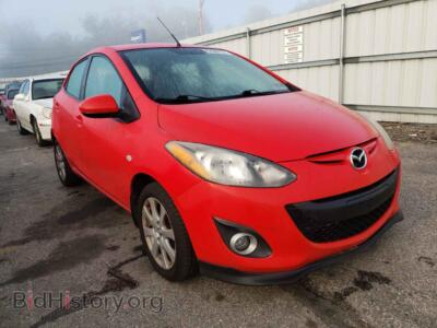 2013 Mazda 2 MAZDA2, красный — VIN JM1DE1LYXD0162346, Copart