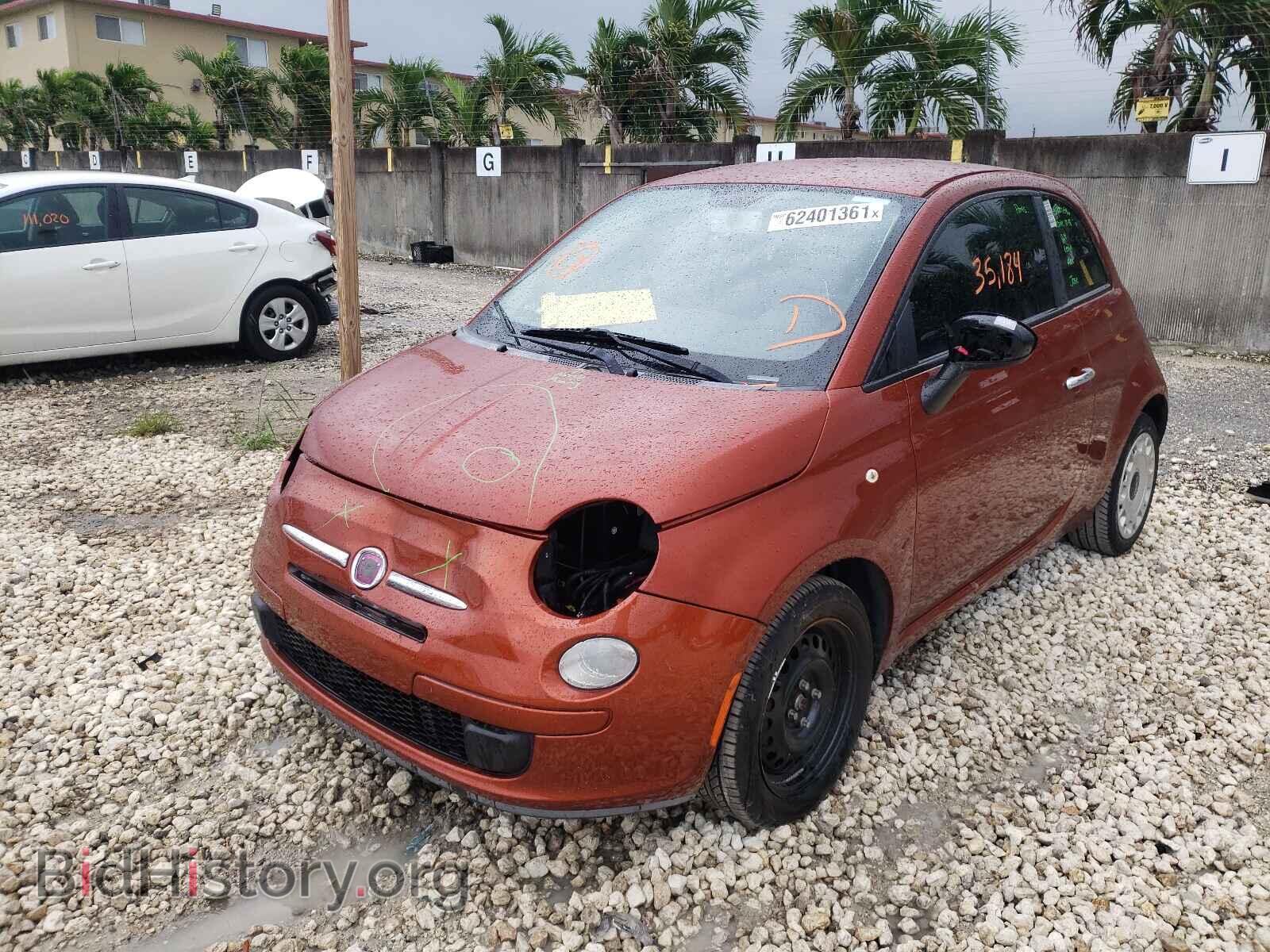2012 FIAT 500 - VIN: 3C3CFFAR8CT352573 - Фото 2
