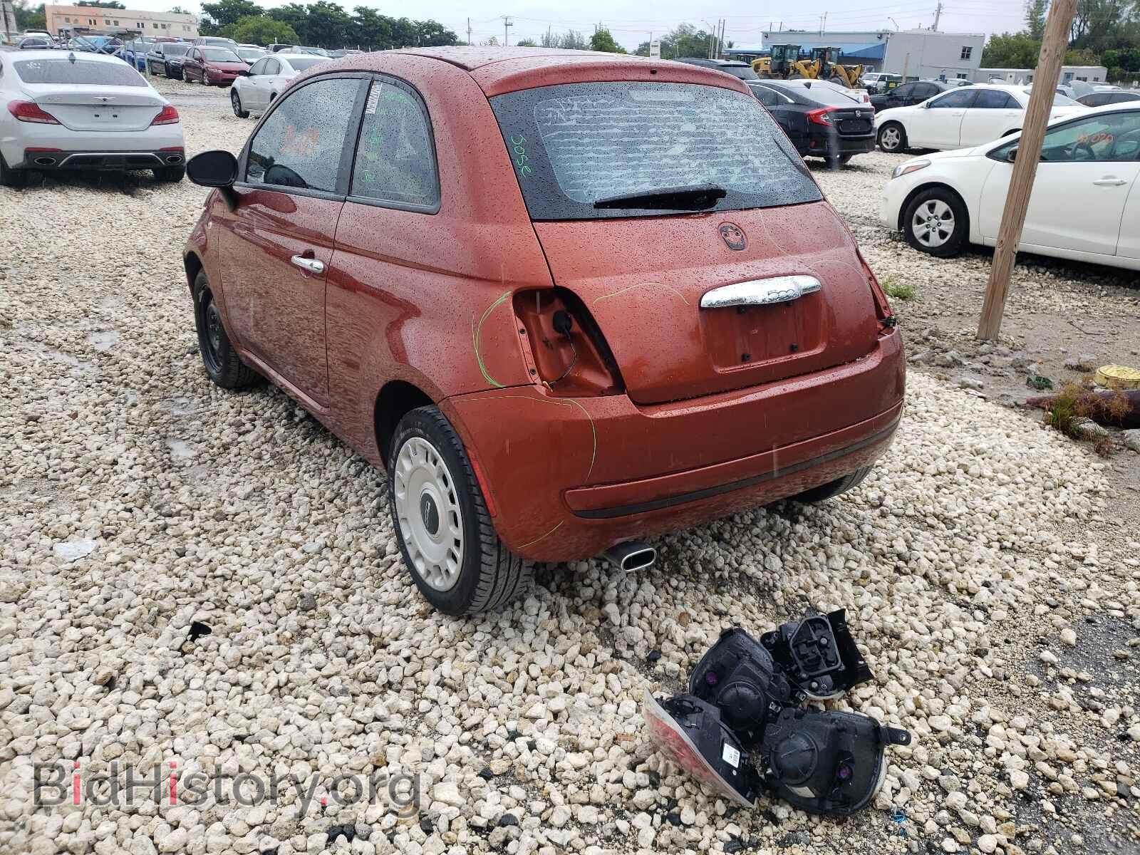 2012 FIAT 500 - VIN: 3C3CFFAR8CT352573 - Фото 3