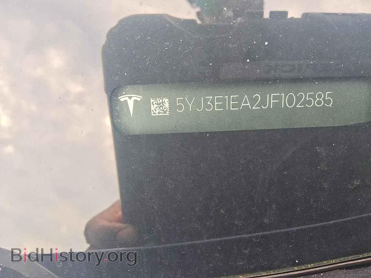 2018 TESLA MODEL 3 - VIN: 5YJ3E1EA2JF102585 - Фото 12