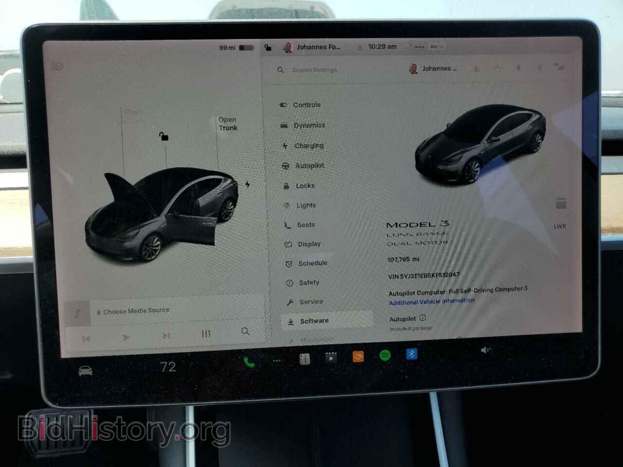2019 TESLA MODEL 3 - VIN: 5YJ3E1EB5KF512047 - Photo 9