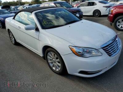 2013 Chrysler 200 200 Tourin, белый — VIN 1C3BCBEB2DN606130, Copart